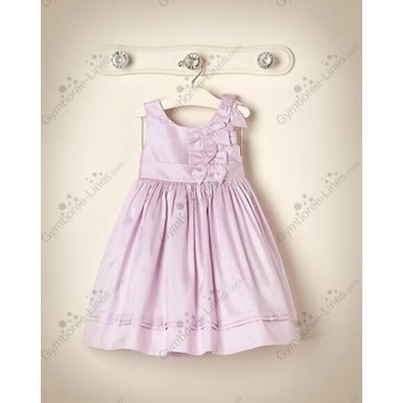 Janie and Jack special occasion Bow Bodice Silk Dress - Picture 1 of 8